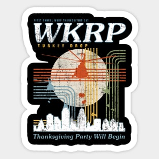 WKRP Turkey Drops 1978 Sticker